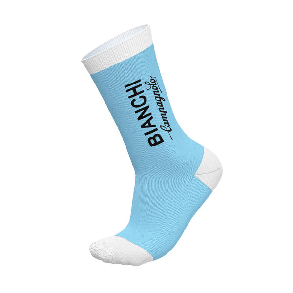 Blue BIANCHI Retro Cycling Socks