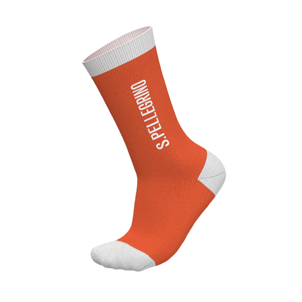 Orange S.PELLEGRINO Retro Cycling Socks