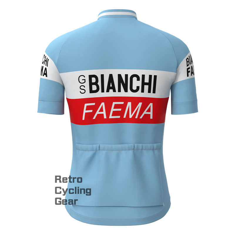 Combinaison Cyclisme Vintage Bianchi – ROSLOTTO ZG, Taille S, Jaune, NOS