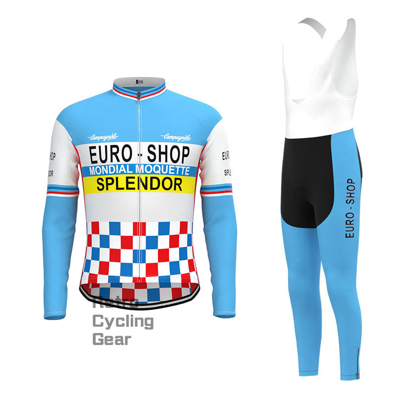 EURO Retro Long Sleeve Cycling Kit – Retro Cycling Gear