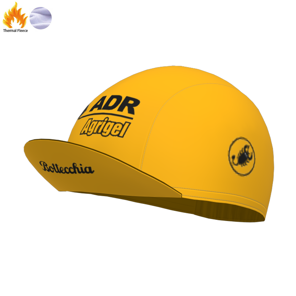 Yellow-ADR Retro Cycling Cap – Retro Cycling Gear