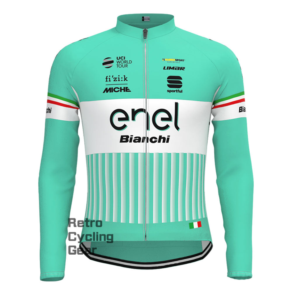 2017 Enel  Bianchi Long Sleeve Cycling Kits