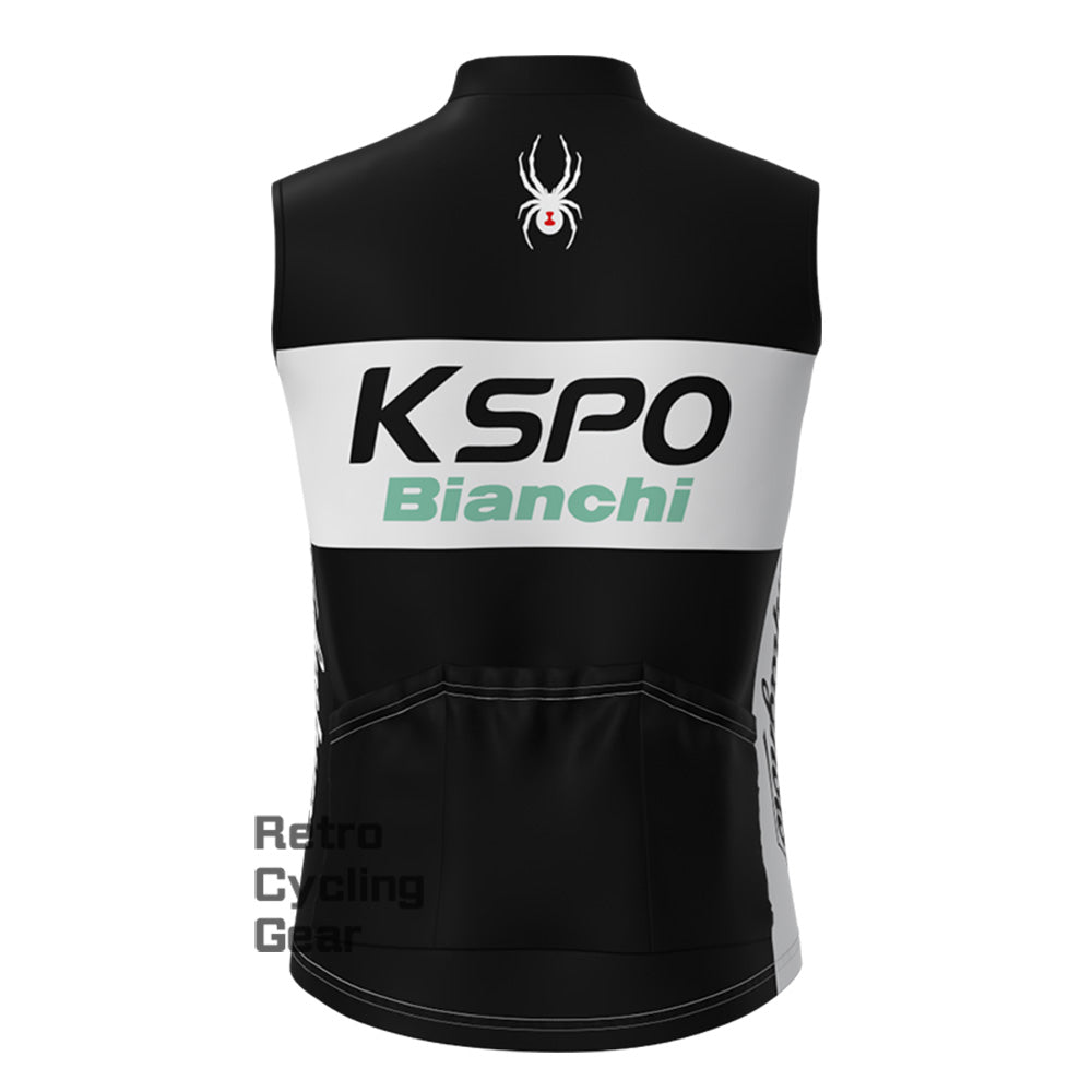 KSPO Bianchi Fleece Retro Cycling Vest