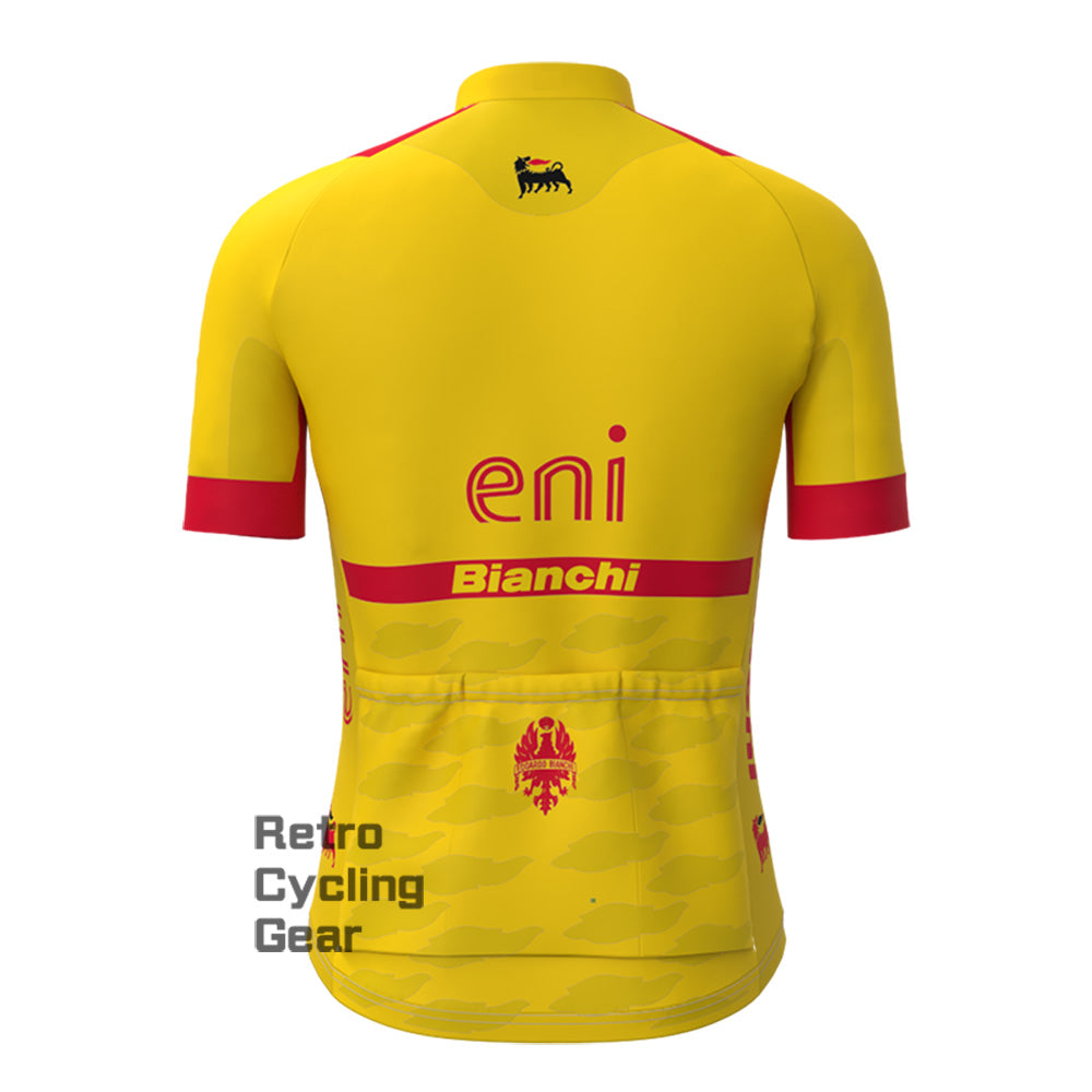 Eni Bianchi Short Sleeve Cycling Jersey
