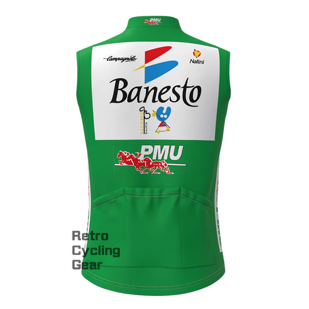 1990s Banesto Fleece Retro Cycling Vest