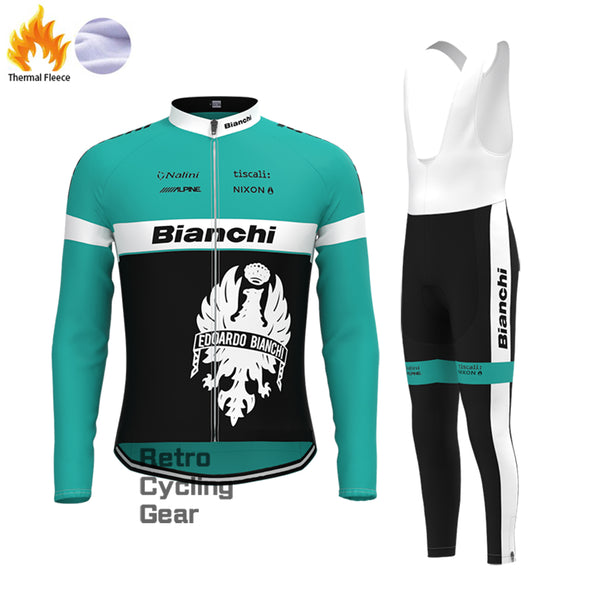 Team  Bianchi Fleece Long Cycling Kits