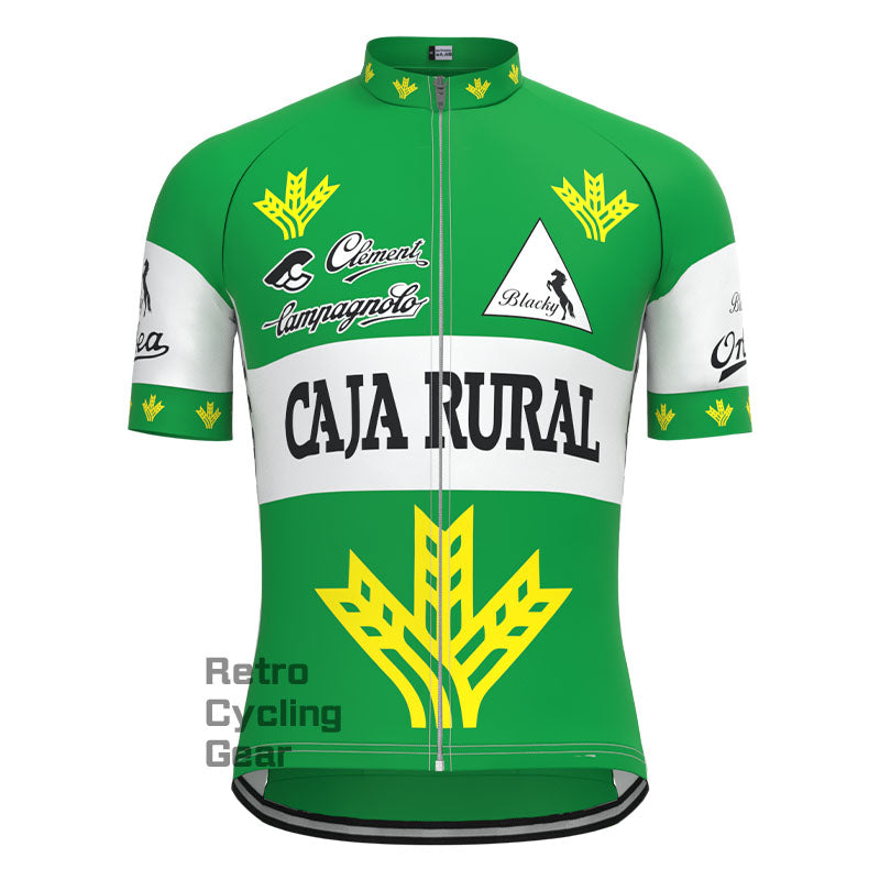 CAIA RURAL Green Retro Long Sleeve Cycling Kit