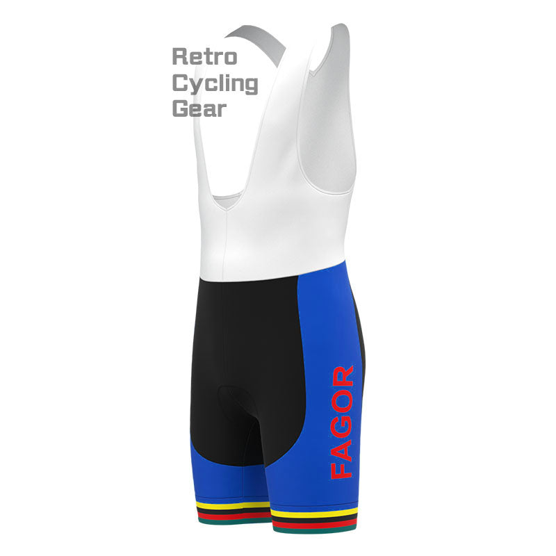 Fagor Blue Retro Long Sleeve Cycling Kit