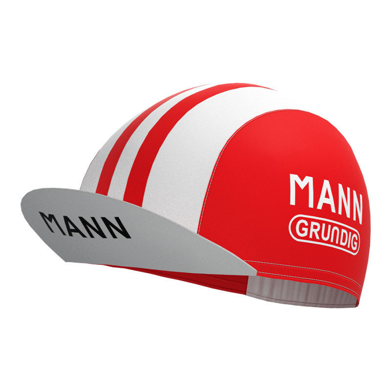 MANN Red Retro Long Sleeve Cycling Kit