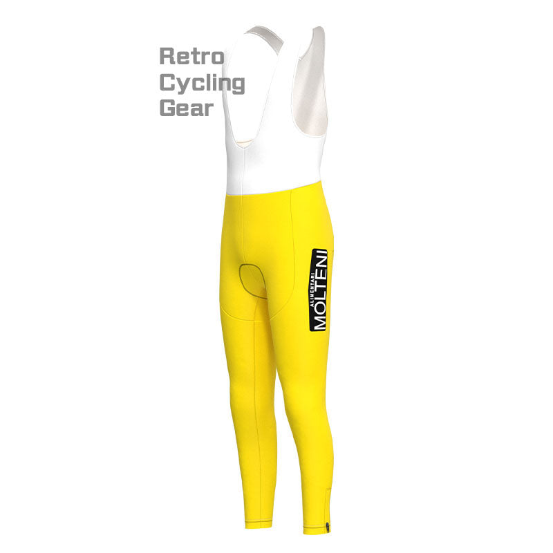 Molteni Yellow Retro Short Sleeve Cycling Kit