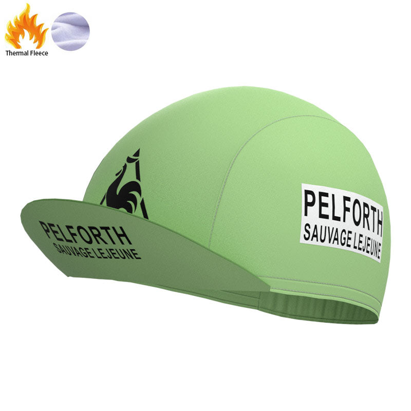 PELFORTH Mint Green Fleece Retro Cycling Kits