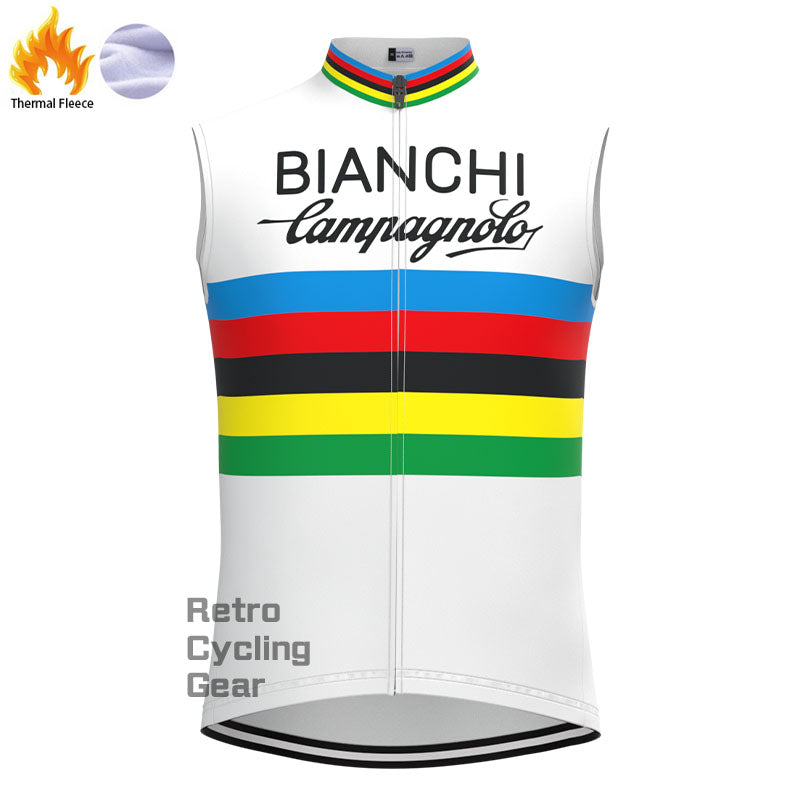 Bianchi Stripe Fleece Retro-Radsport-Sets