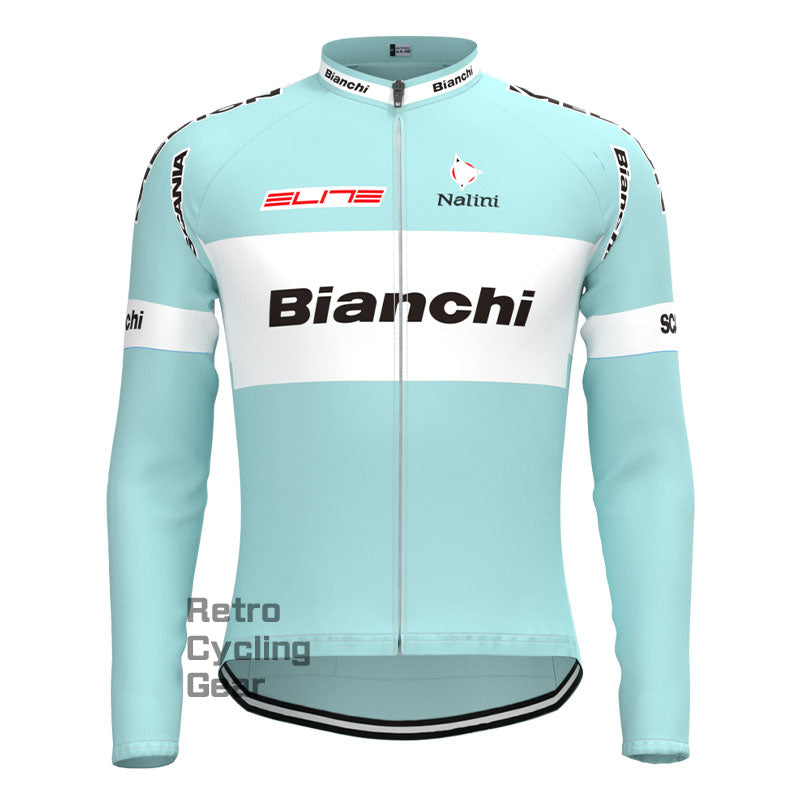 Bianchi Grey Green Retro Short Sleeve Cycling Kit