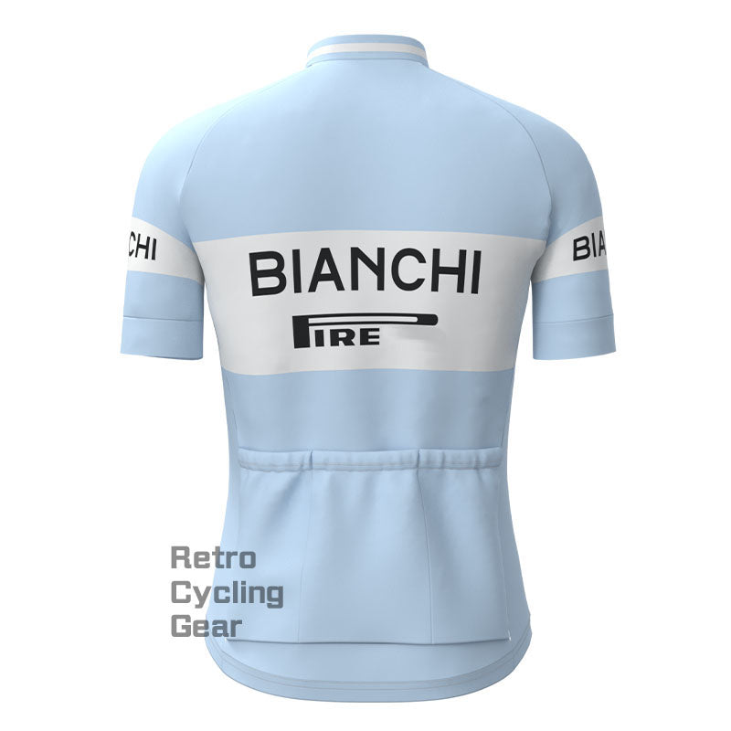 Bianchi Baby Blue Retro Short sleeves Jersey