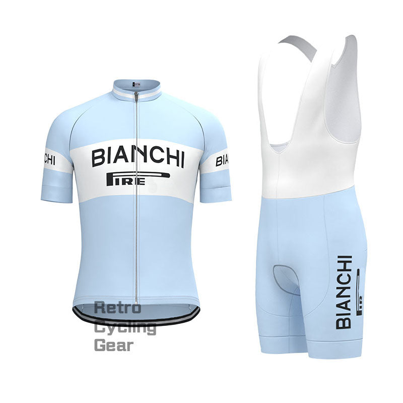 Bianchi Pirelli Retro Kurzarm-Fahrradset
