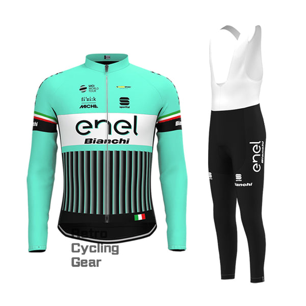 Enel  Bianchi Long Sleeve Cycling Kits