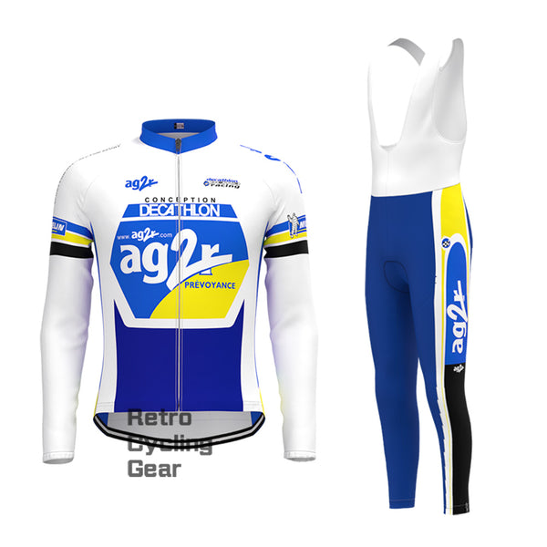 AG2R Retro Long Sleeve Cycling Kits