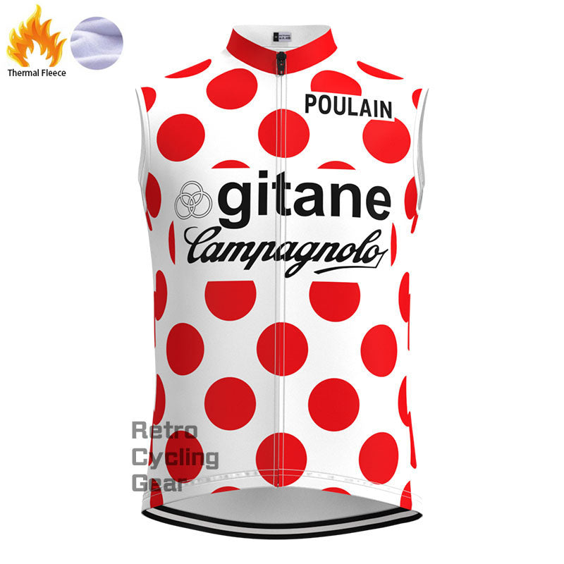 gitane Red dot Fleece Retro Cycling Kits