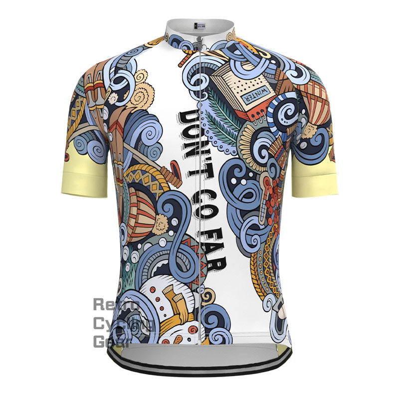 Snowman Graffiti Cycling Short Sleeves Cycling Jersey