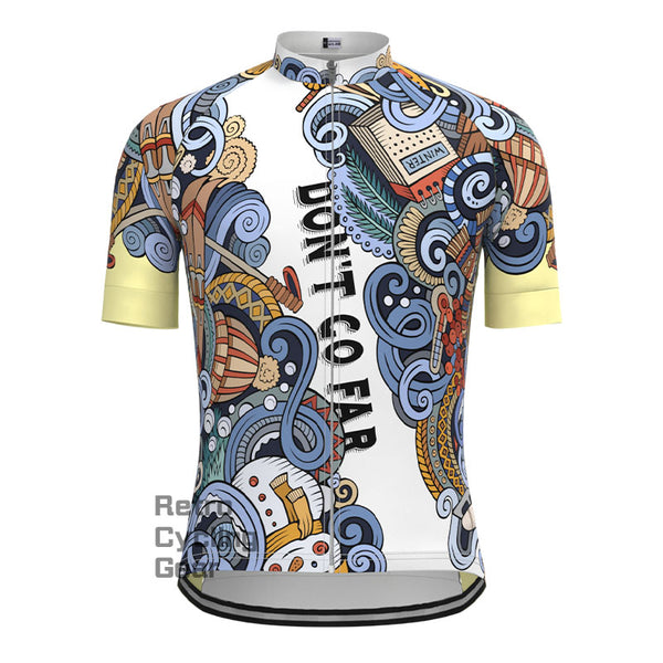 Snowman Graffiti Cycling Short Sleeves Cycling Jersey
