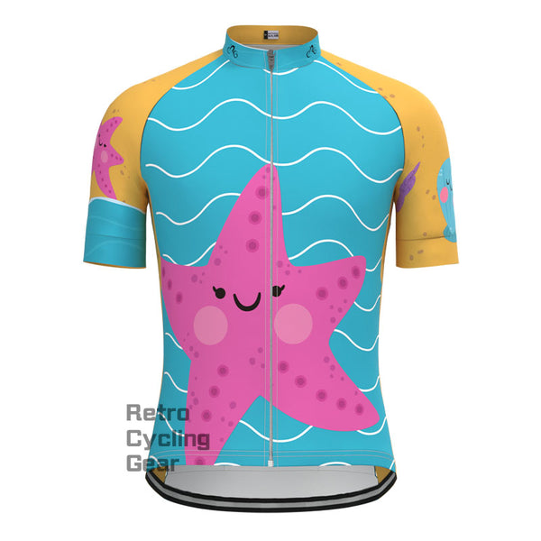 Ocean Cartoon Short Sleeves Cycling Jersey