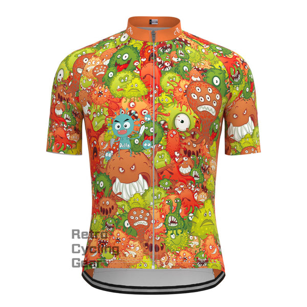 Viral Bacterial Cells Short Sleeves Cycling Jersey
