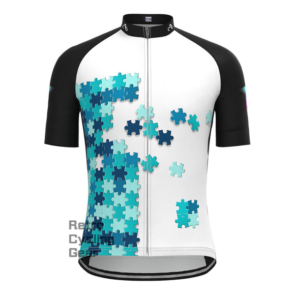 Trendy Puzzles Short Sleeves Cycling Jersey