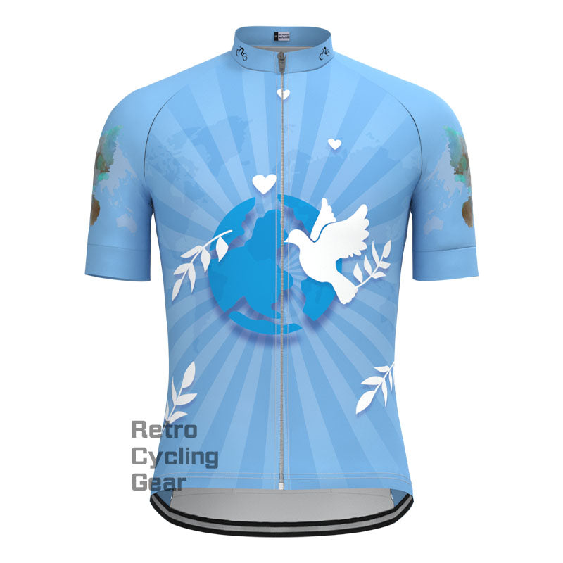 Dove of Peace Short Sleeves Cycling Jersey