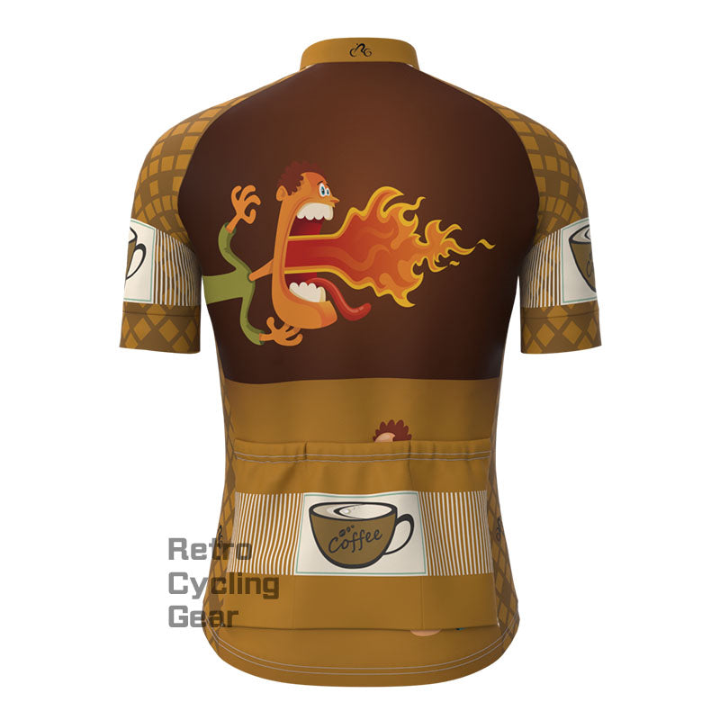 Funny character tongue Short Sleeves Cycling Jersey