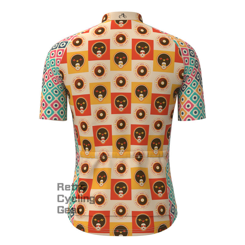 Retro Pop Style Short Sleeves Cycling Jersey