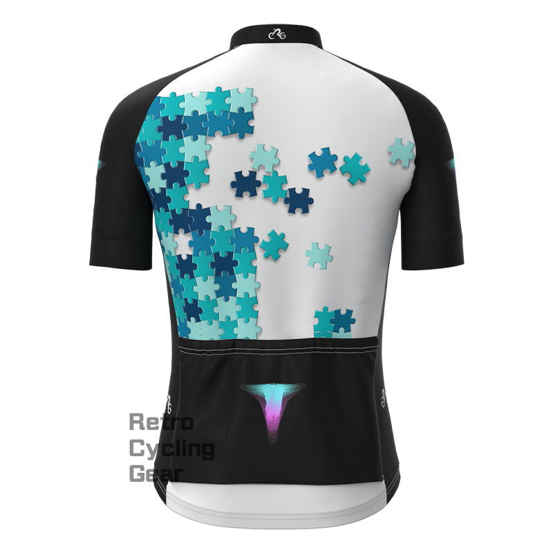 Trendy Puzzles Short Sleeves Cycling Jersey