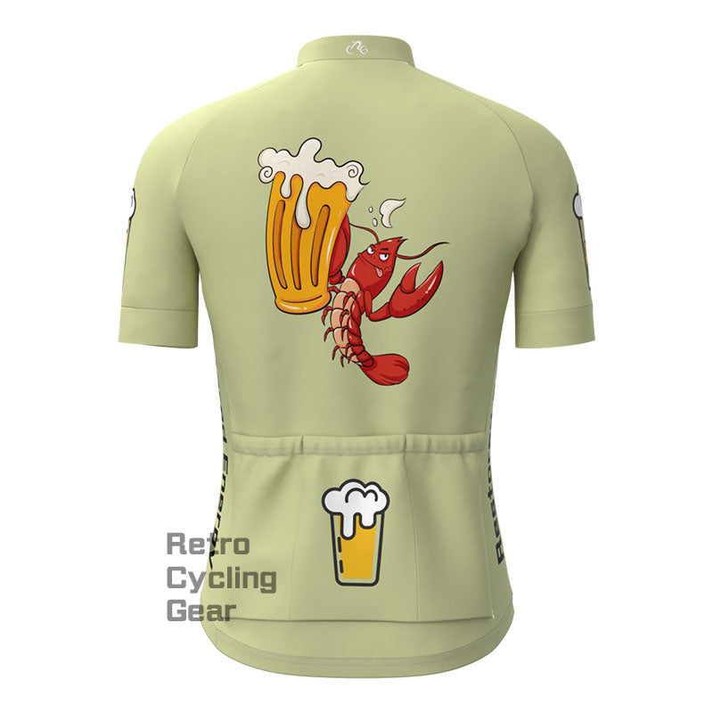 Food Lobster Short Sleeves Cycling Jersey