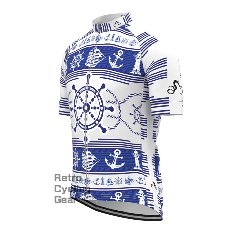 Pirate Ship Short Sleeves Cycling Jersey