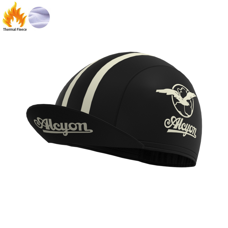 Paris Roubaix Black Retro Cycling Cap