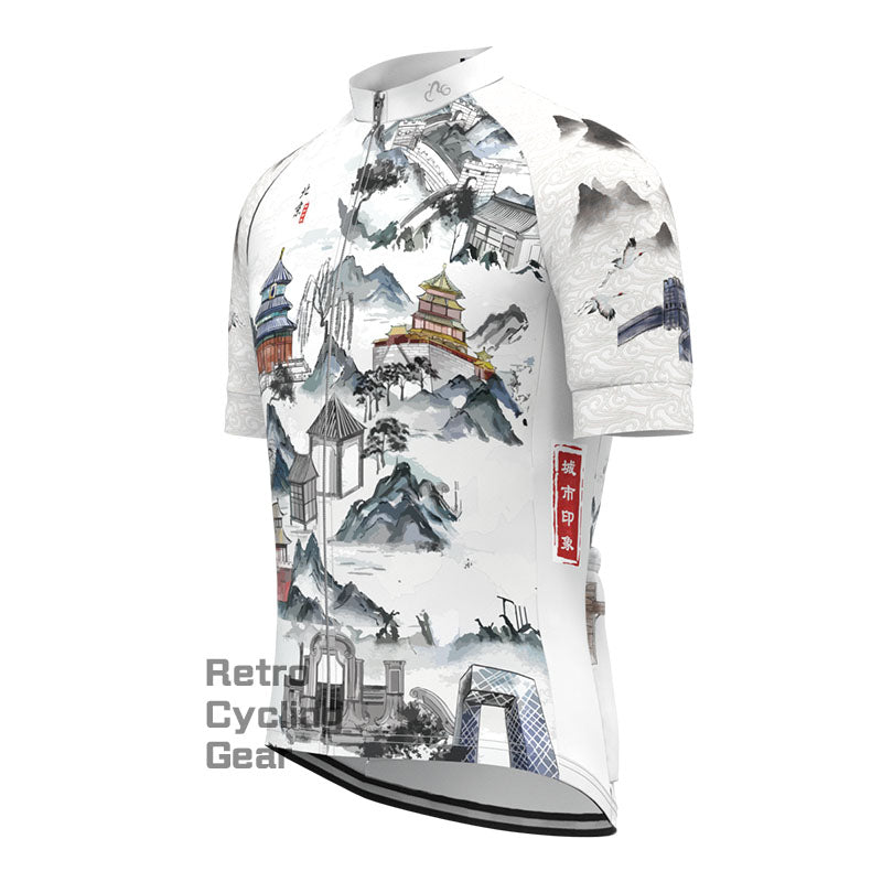 China Cities Cycling Kurzarm-Radtrikot