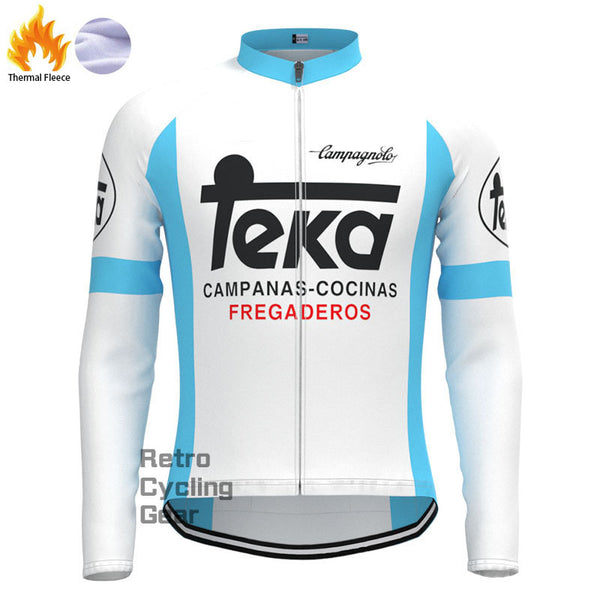 eka Fleece Retro Long Sleeves Jerseys