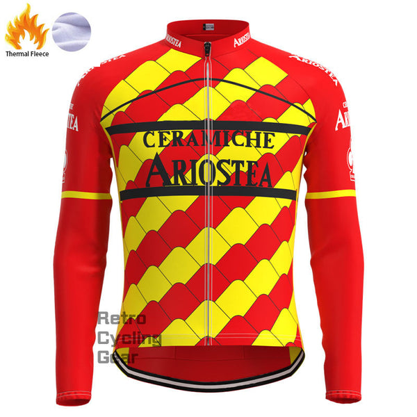 Ariostea Fleece Retro Long Sleeves Jerseys
