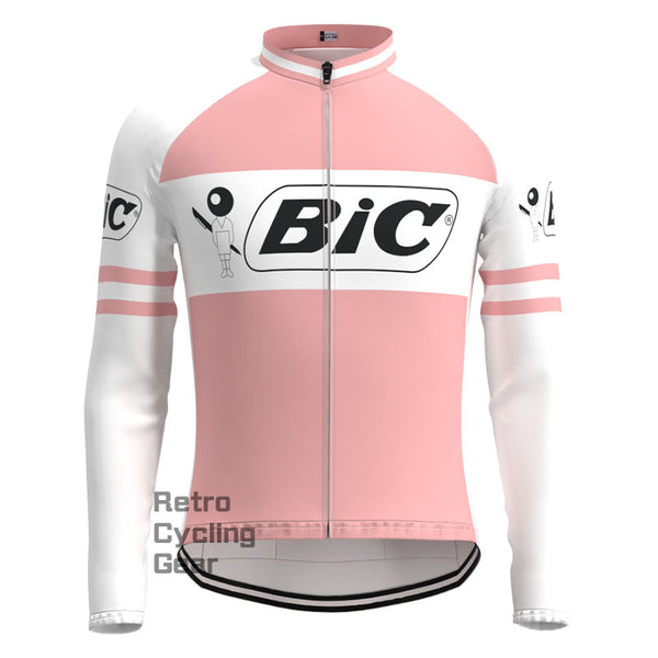 BIC Pink Retro Long Sleeves Jersey