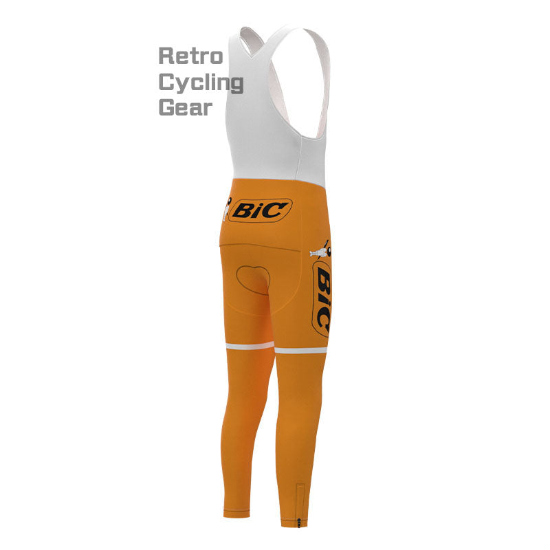 BIC Orange Fleece Retro-Radsport-Sets