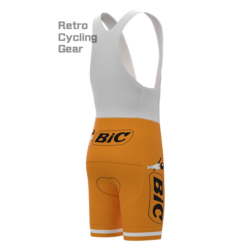 BIC Orange Retro Cycling Shorts