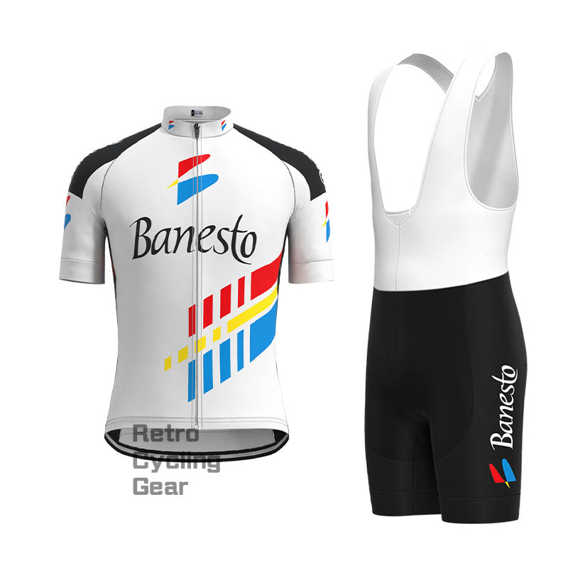 Banesto Retro Short Sleeve Cycling Kits