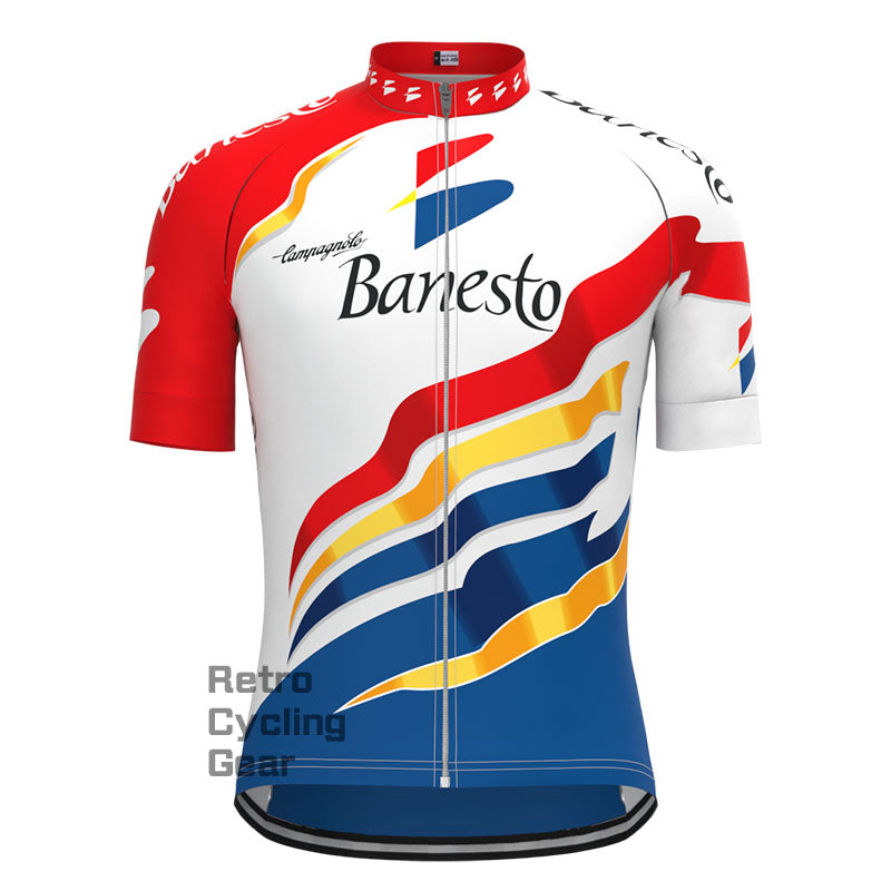 Banesto colourful Retro Short Sleeve Cycling Kit