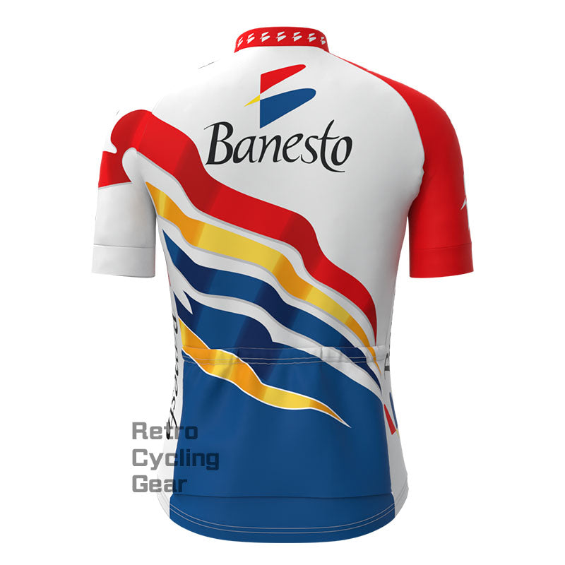 Banesto colourful Retro Short Sleeve Cycling Kit