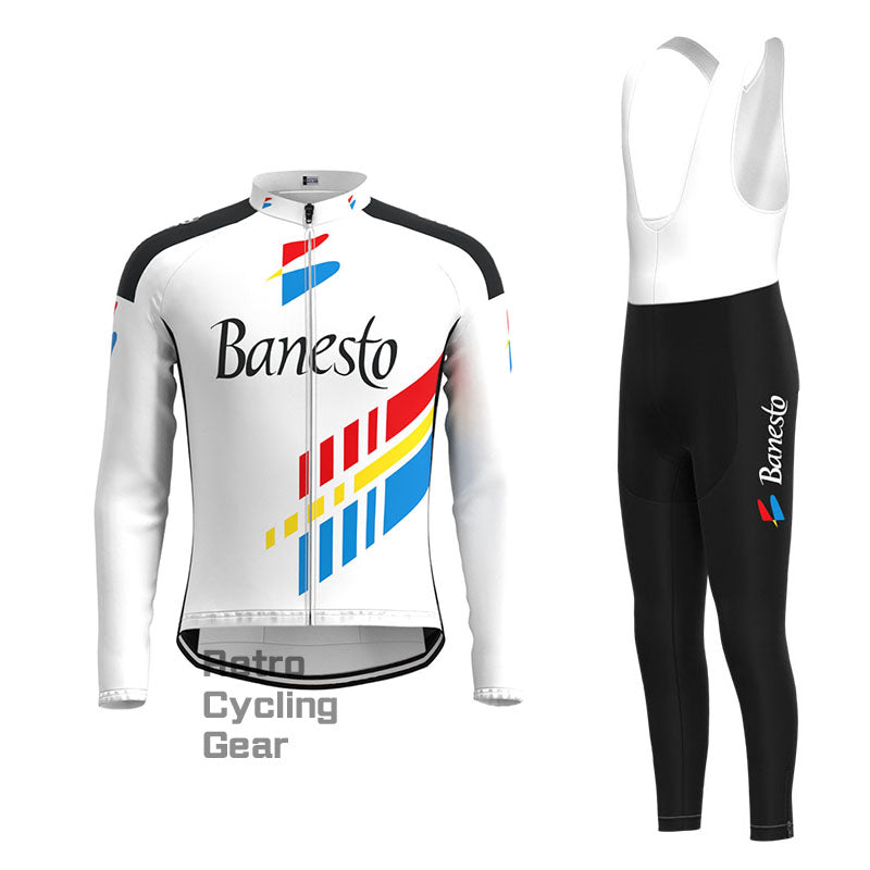 Banesto Retro Long Sleeve Cycling Kit