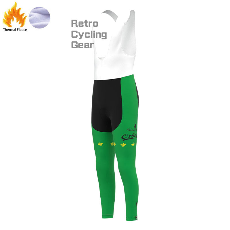 CAIA RURAL Retro-Radsport-Sets aus grünem Fleece