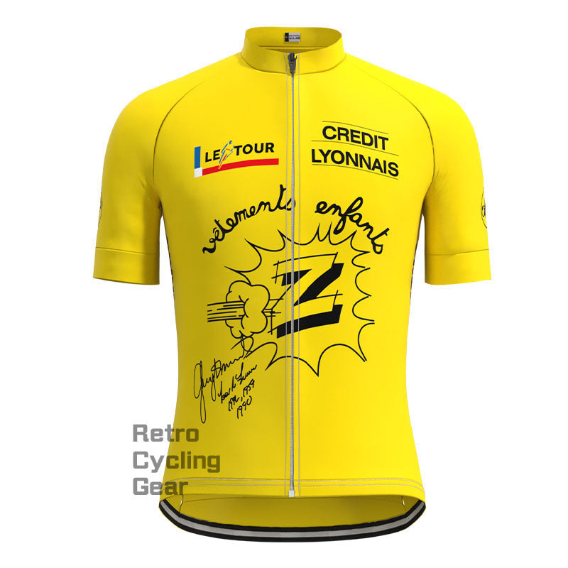 Credlt Lyonnals Retro Short sleeves Jersey