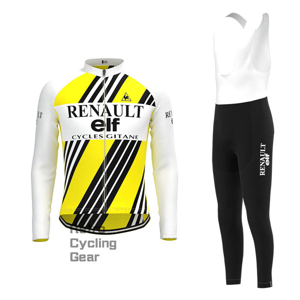 ELF Stripe Retro Long Sleeve Cycling Kit