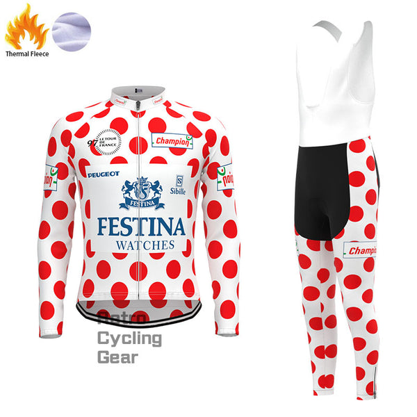 FESTINA Fleece Retro Cycling Kits