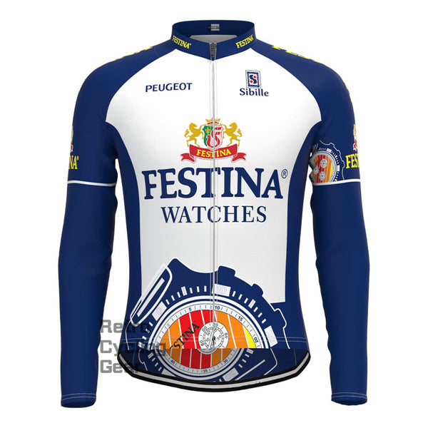 FESTINA Blue Retro Long Sleeves Jersey