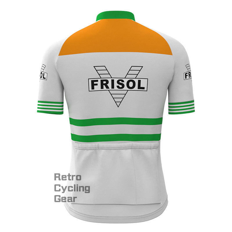 Frisol Orange Retro Short sleeves Jersey